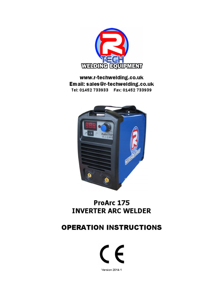 Proarc175 owners manual download free pdf welding construction