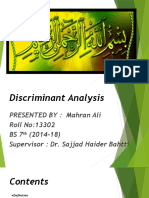Discriminant Analysis-1