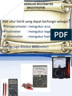 Penggunaan Multimeter