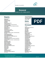 Osias Media - South Korea Distribution List-General - New2019