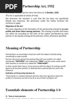 Unit 4 The Partnership Act 1932