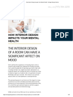 How Interior Design Impacts Your Mental Health - Heritage Design Interiors