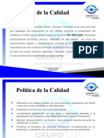 Politica de La Calidad Grupo 305