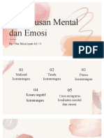 Pengurusan Mental Dan Emosi