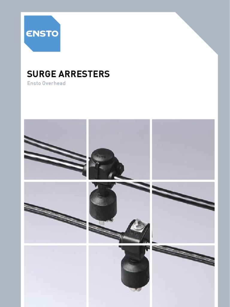 Ensto Surge Arresters SE45 & SE46 Overview | PDF | Electrical Connector ...