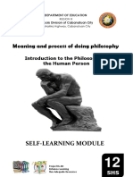 SLM G12 Week 1 Meaning and Process of Philosophy