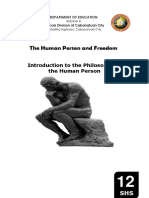 SLM G12 Week 1 The Human Person and Freedom