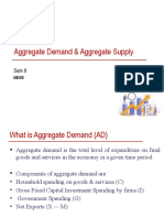 Aggregate Demand & Supply: AD Falls, AS Shifts