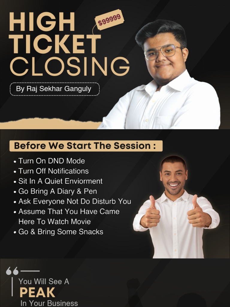 Mastering High Ticket Closing Skills | PDF | Sales | Communication
