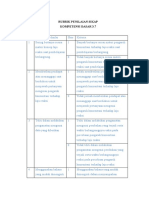 Rubrik Penilaian Sikap 3.7