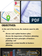 Benefits of Business Planning