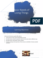 Basic Needs of Living Things