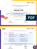 Sertifikat 32JP Workshop Quizizz X Pengajar Belajar - Suhardi, S PD