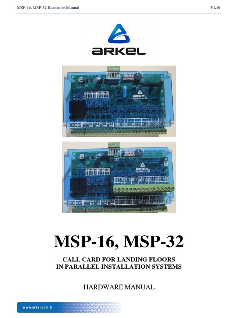 MSP-16 and MSP-32 Hardware Guide | PDF | Electrical Engineering ...