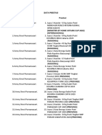 Data Prestasi Army Dewi