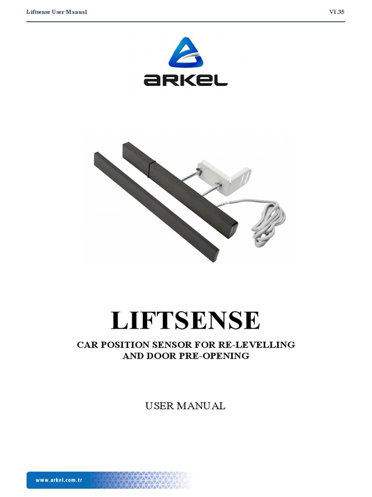 Liftsense User Manual V1.35 | PDF | Elevator | Electrical Connector