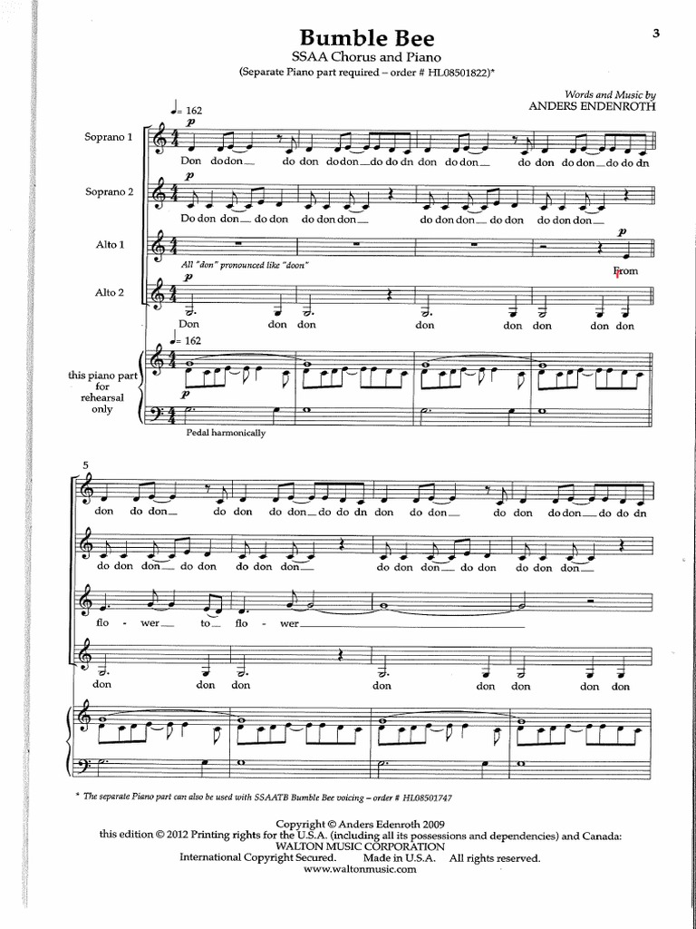 SSAA Edenroth - Bumble Bee | PDF