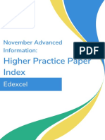 Third Space Learning Higher Practice Paper Index