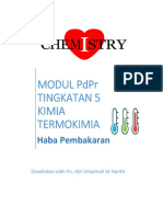 Modul PDPR Kimia - Haba Pembakaran