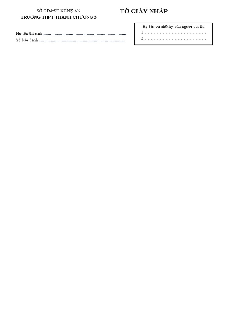 giấy nháp | PDF