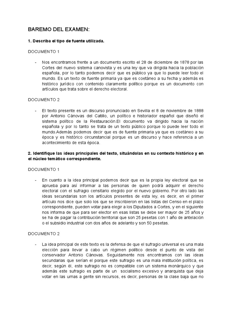 Examen Selectivo | PDF | España | Gobierno de españa