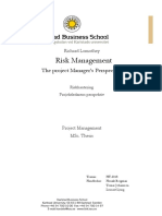 Risk Management the Project Managers Perspective