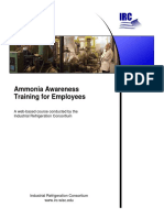 Ammonia Awareness Training For Employees