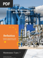 PM in Oil & Gas by ML Algorithms