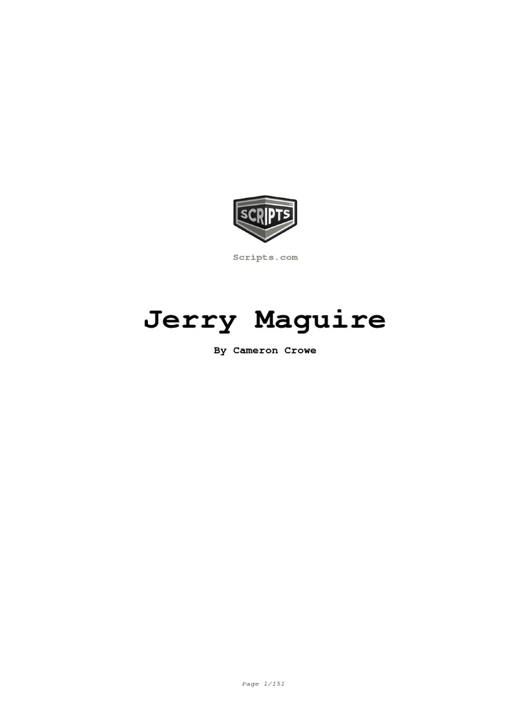 Jerry maguire pdf
