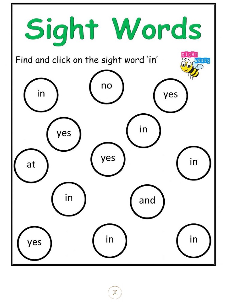 Sight Words | PDF