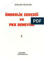 Onderlik Gercegi Ve PKK Deneyimi Abdullah Ocalan