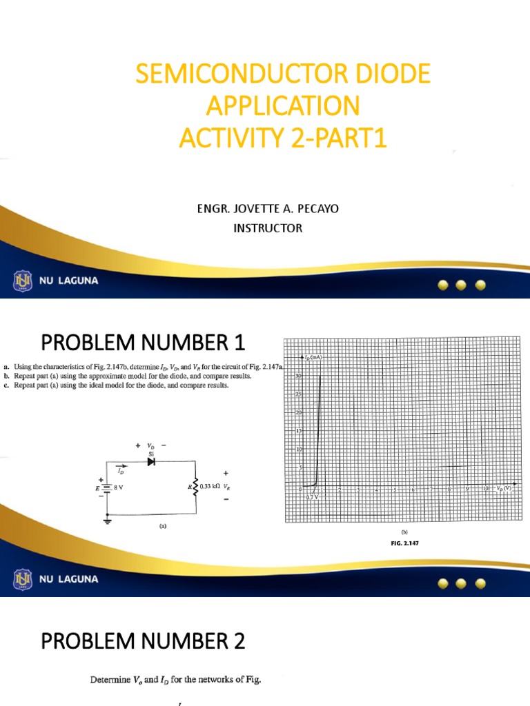 Semiconductor Diode Application Problems | PDF