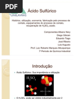 ácido Sulfúrico contato grupo 4