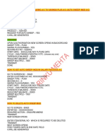 SB Account To Savings Plus Conversion, Sweep Ammend Delete in Salary