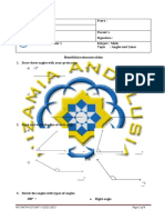 Worksheet 2 - Angles and Lines
