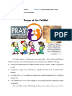 Prayer of The Faithful - Tolentino