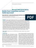 Droop Controlled Microgrid With DSTATCOM For Reactive Power Compensation and Power Quality Improvement