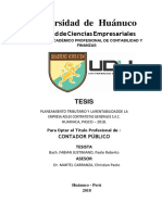 Planeamiento tributario y rentabilidad empresa construcción