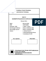 GEOMETRI PELEDAKAN SURFACE BLASTING