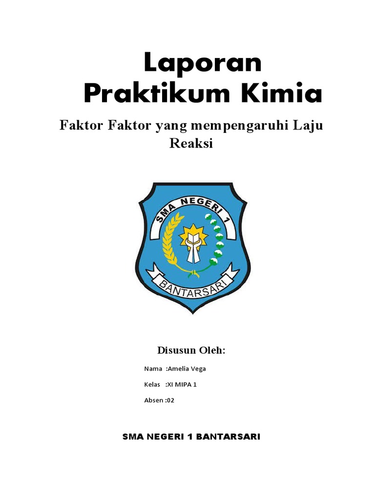 Pengaruh Faktor Laju Reaksi Kimia | PDF