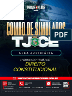 Simulado Direito Constitucional TJCE