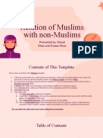 Relation of Muslims with non-Muslims