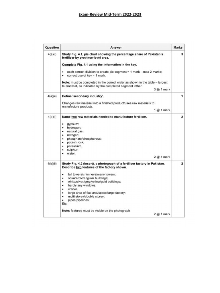 Day 2 Review Key Pdf