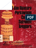 Adat Dan Upacara Perkawinan Daerah Sulawesi Tenggara