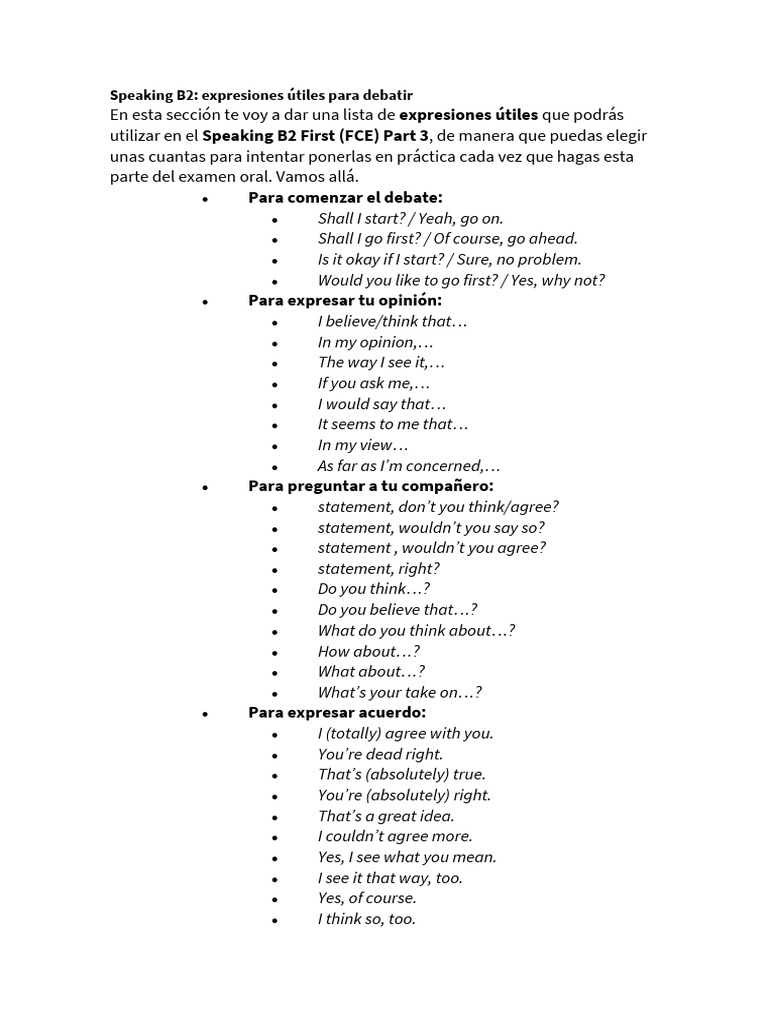 Speaking B2 Part 3 Pdf
