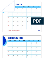 Kalender 2018