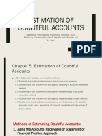 Estimation of Doubtful Accounts (Chapter 5)