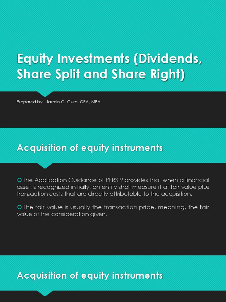 No journal entry is made. The number of shares and cost per share are