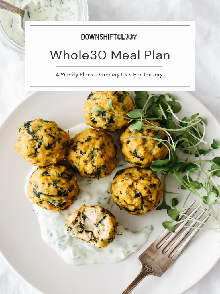 Whole30 Meal Plan 01 Pdf Salad Meal