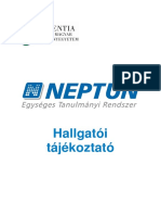 Neptun-Hallgatoi Tajekoztato - 2021